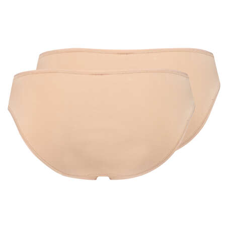 Juego de 2 braguitas Kim Cotton, Beige