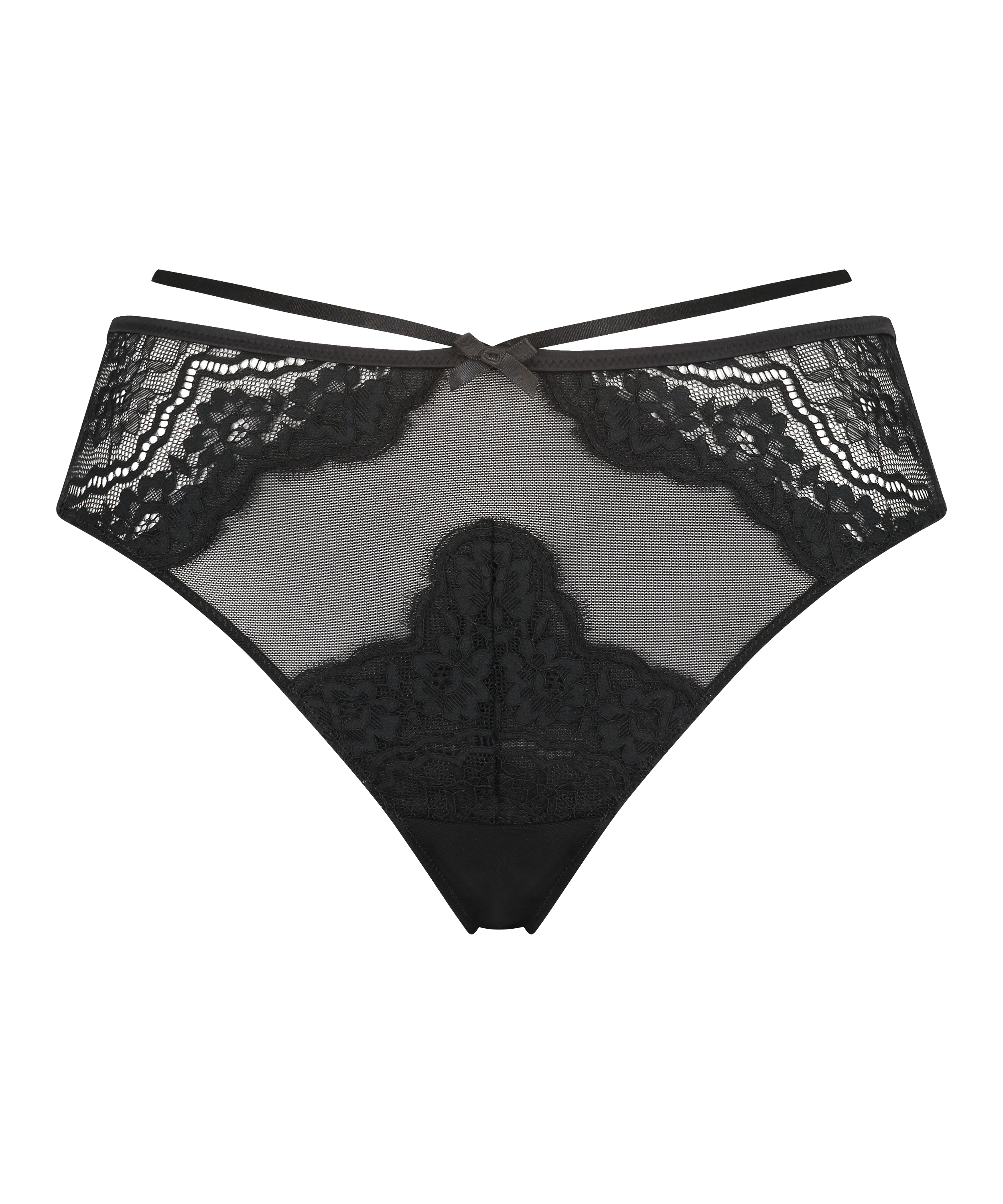 Tanga de pierna alta Blaise, Negro, main