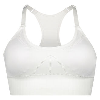 Sujetador deportivo HKMX The comfort de nivel 1, Blanco