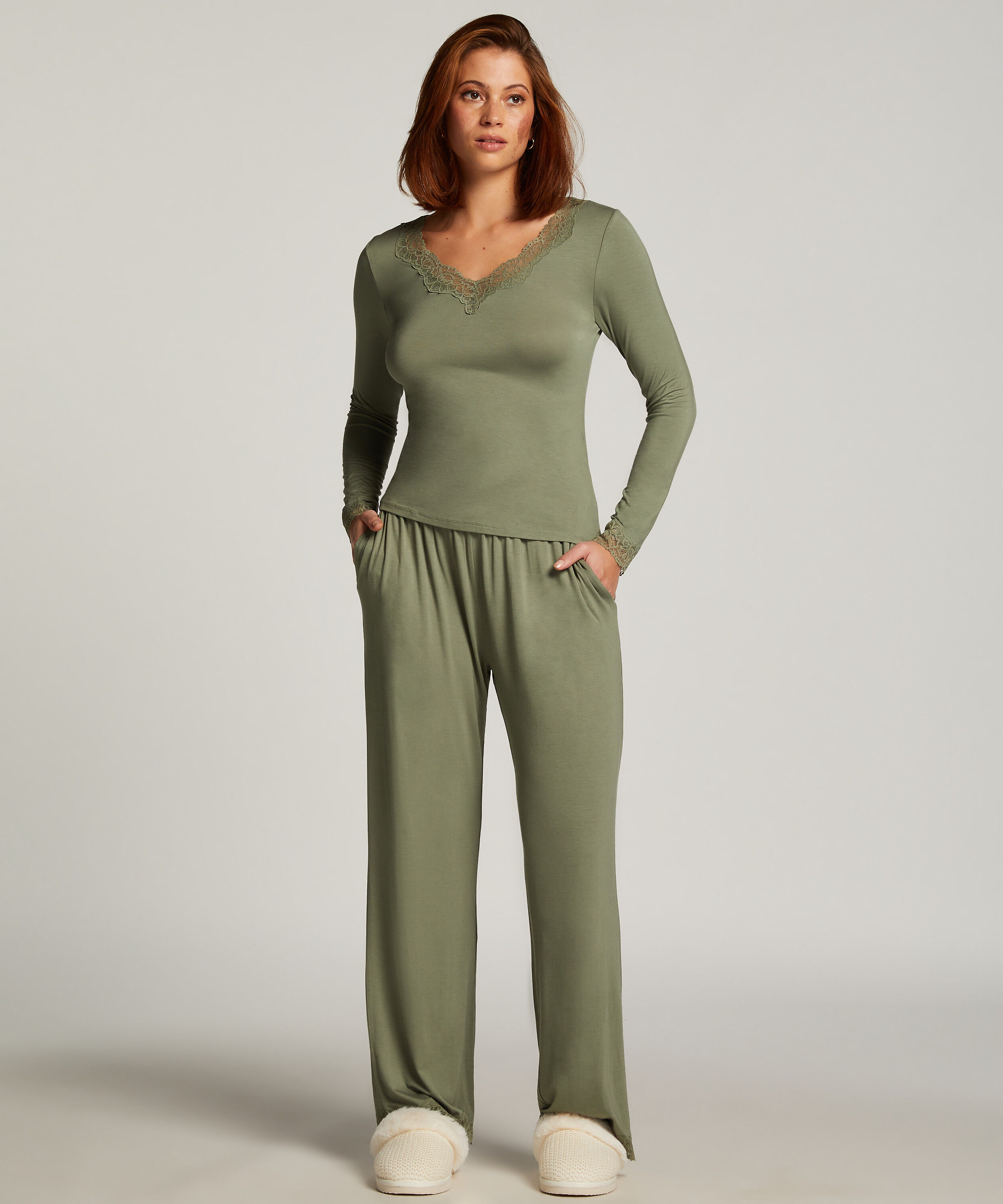 Conjunto de pijama, Verde