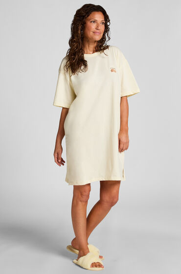 Hunkemöller Camisón de cuello redondo Amarillo