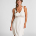 Vestido lencero Nora Lace, Blanco