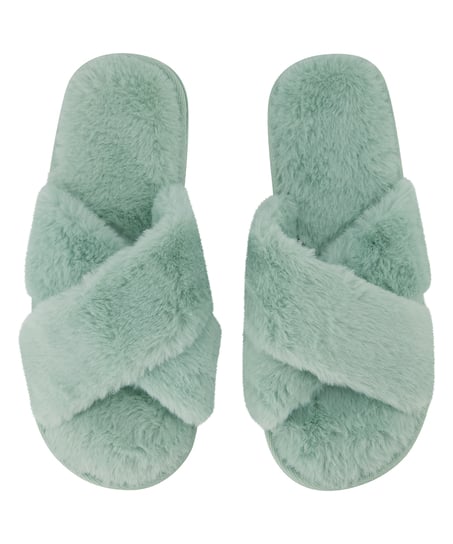 Pantuflas Lia, Verde
