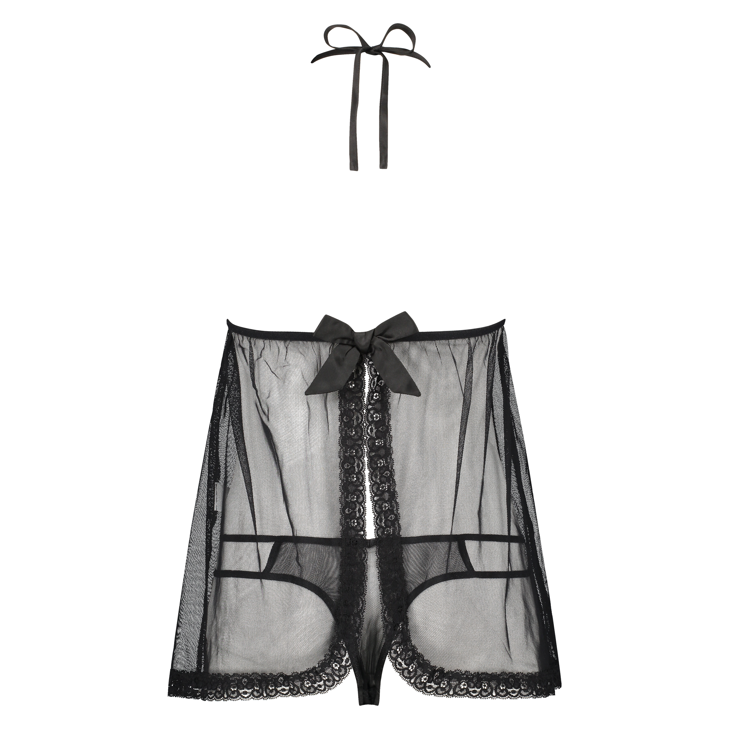 Babydoll Lace, Negro, main