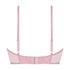 Sujetador con aros de l&iacute;nea larga con relleno push-up Selina, Rosa