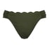 Braguita de Bikini Rio Scallop, Verde
