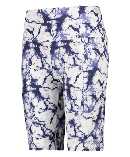 HKMX Pantalón corto de cintura alta de la colección, Blanco