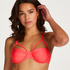 Top de bikini sin aros ni relleno Cairo, Rojo