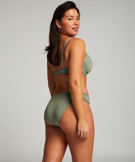 Braguita de Bikini Rio Scallop, Verde