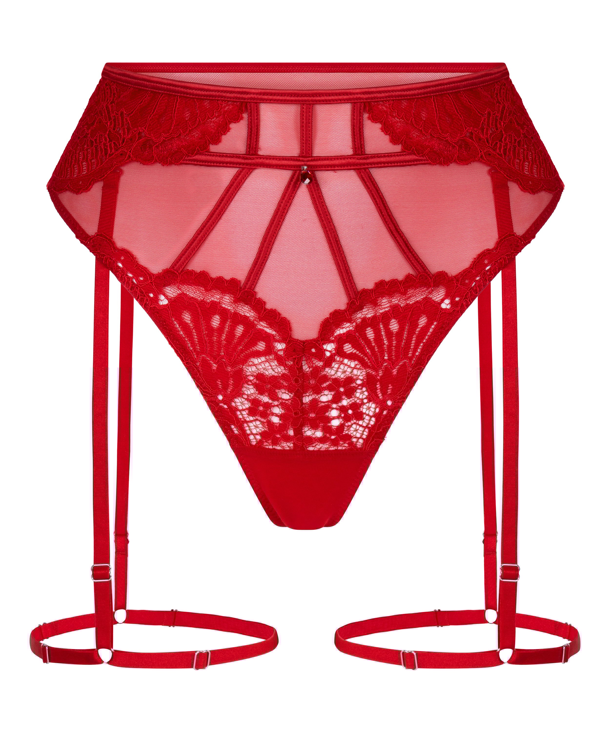 Tanga liguero Whitney, Rojo, main