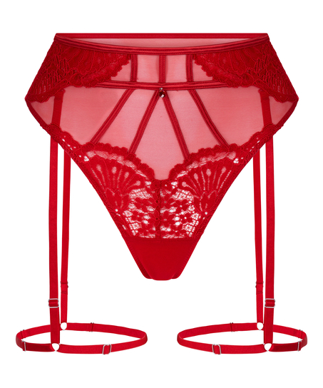 Tanga liguero Whitney, Rojo