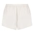 Short de sat&eacute;n Minimal, Blanco