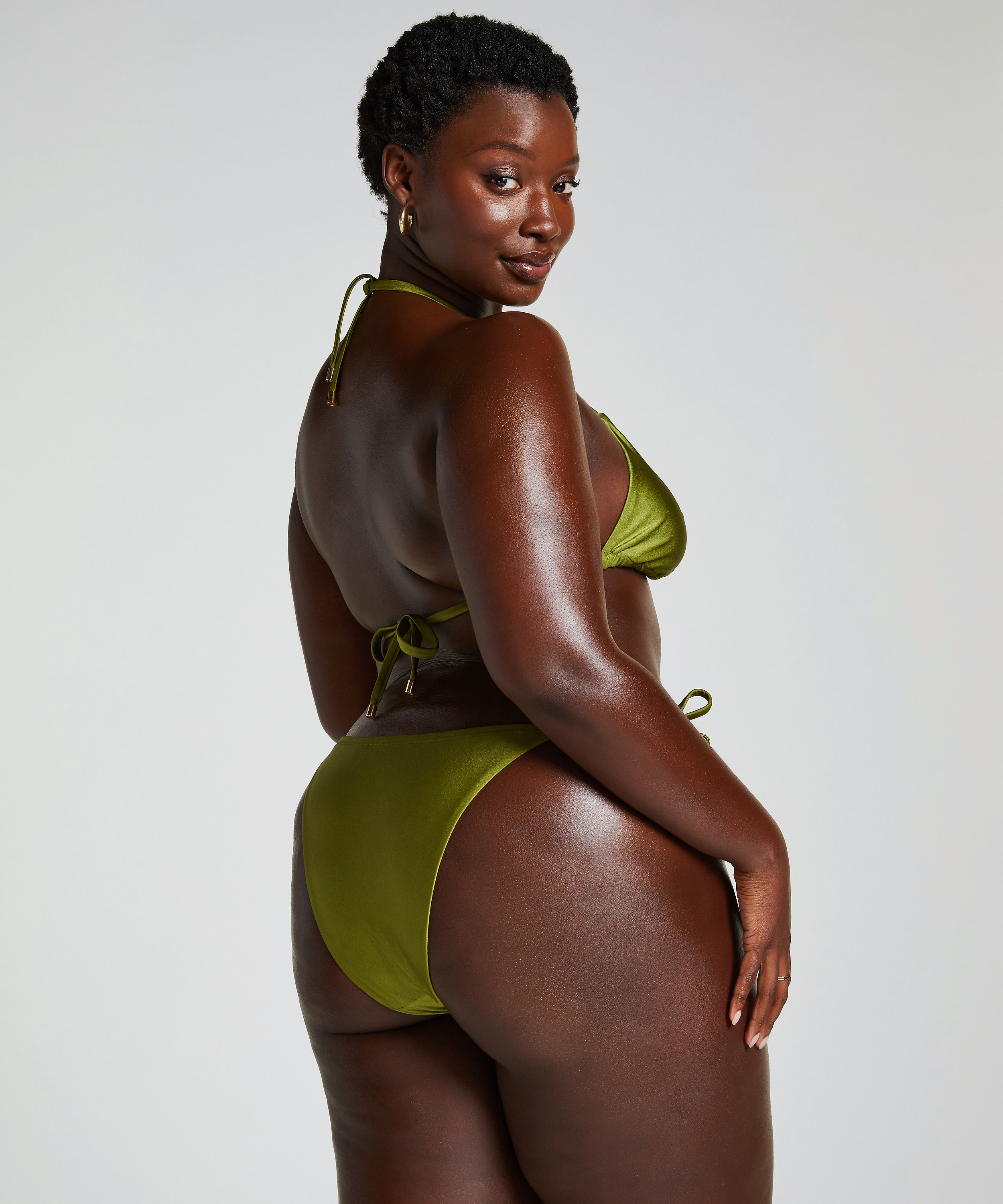 Braguita de Bikini de Corte Alto Yucatan, Verde, main