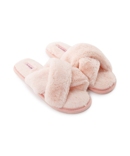 Zapatillas caseras Cross Straps, Rosa