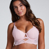Sujetador de aros longline acolchado Juliette, Rosa