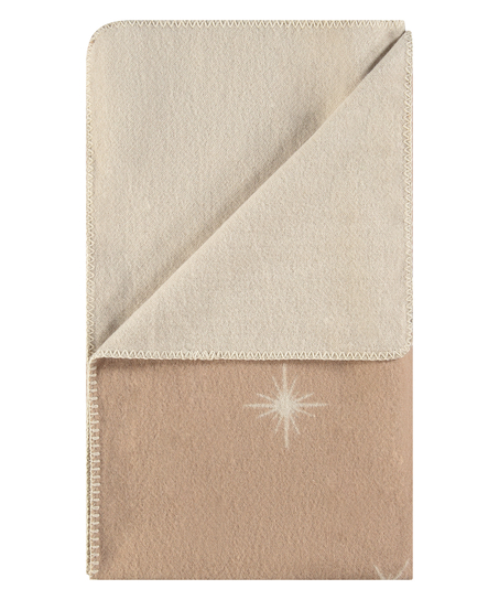 Manta de peluche Leonie, marrón