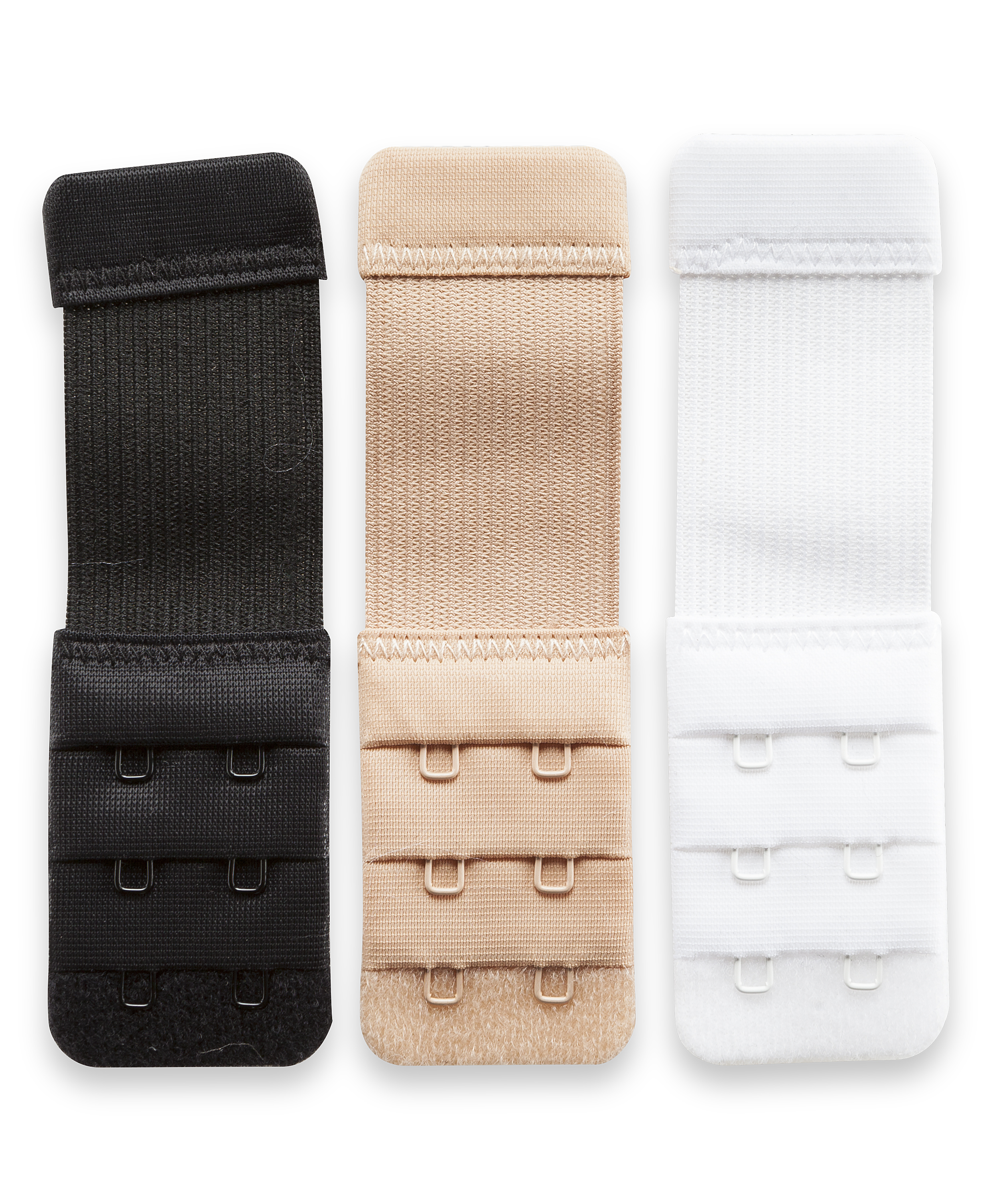 Pack de 3 extensores de sujetador, Blanco, main