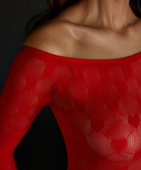 Playsuit Coraz&oacute;n Private, Rojo