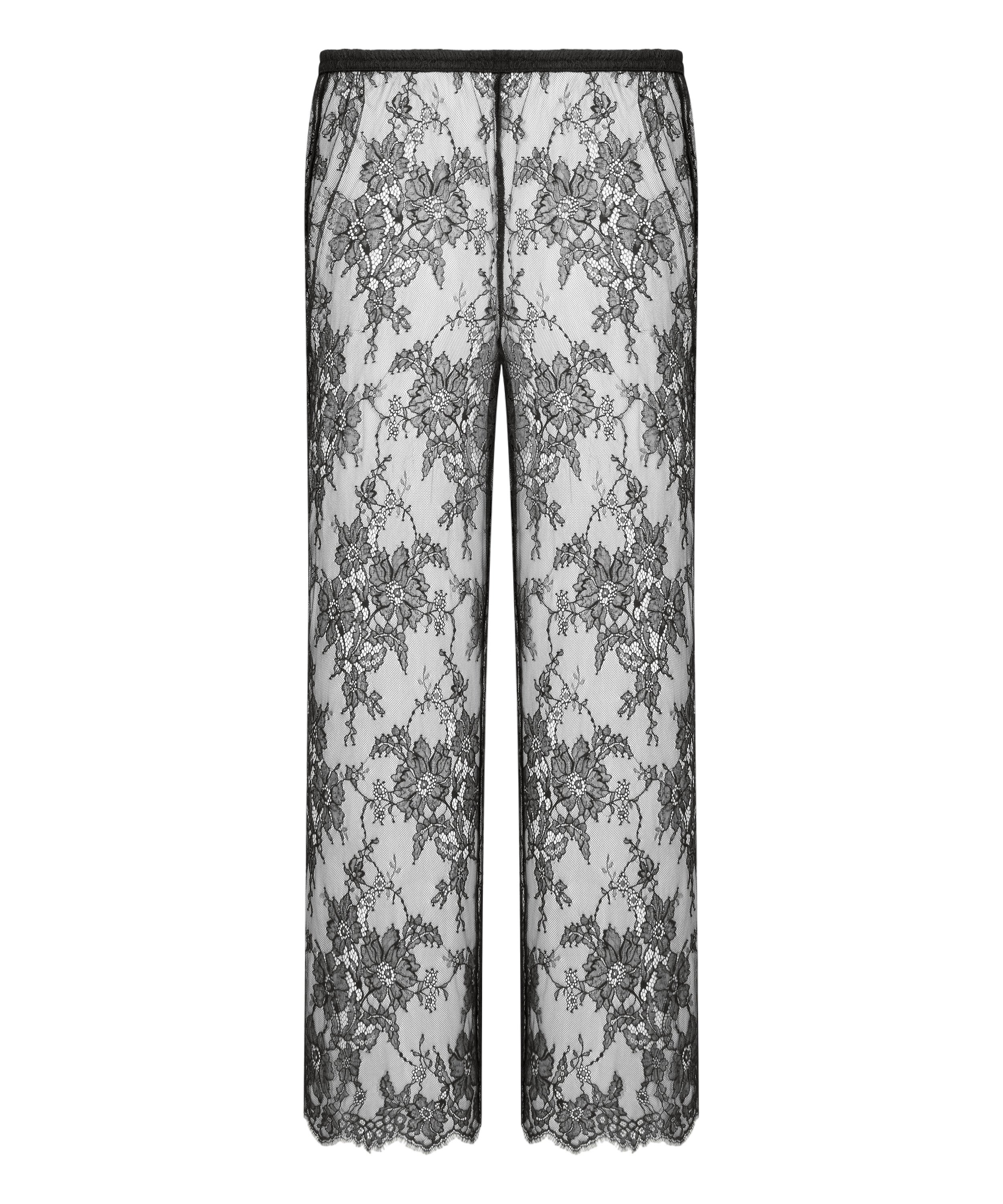 Pantal&oacute;n de pijama Cecilia, Negro, main