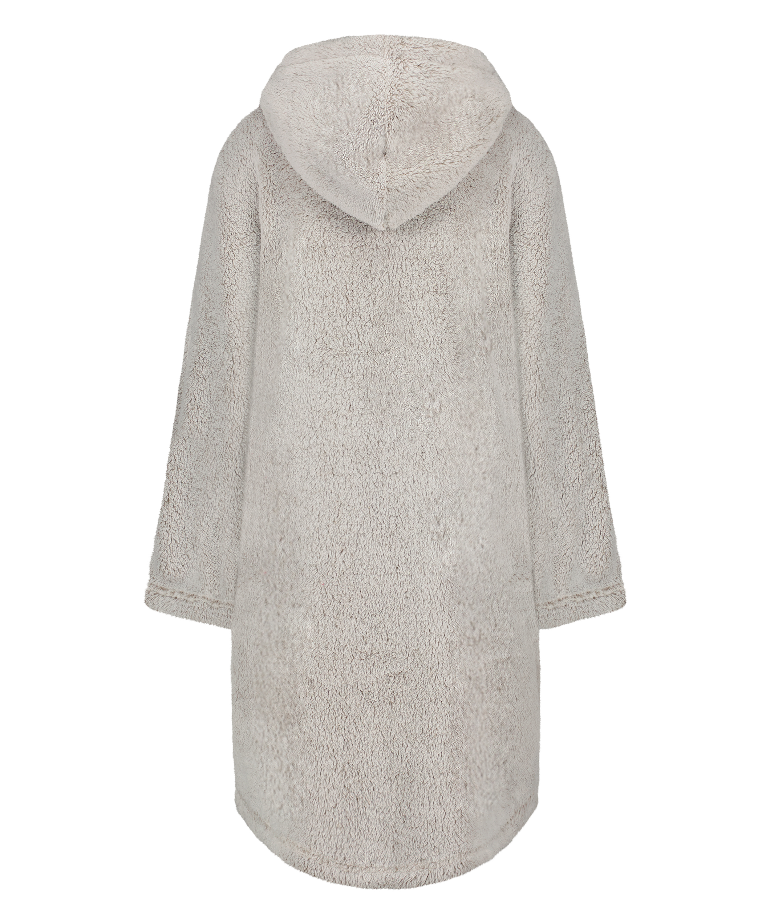 Flannel Fleece Hoodie, Gris, main