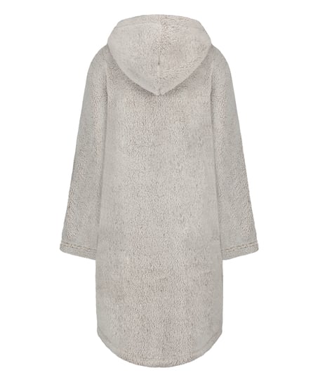 Flannel Fleece Hoodie, Gris