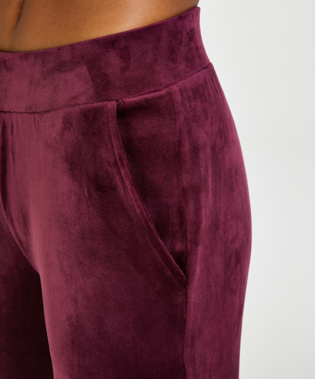 Tall Pantalón de pijama Velours, Morado