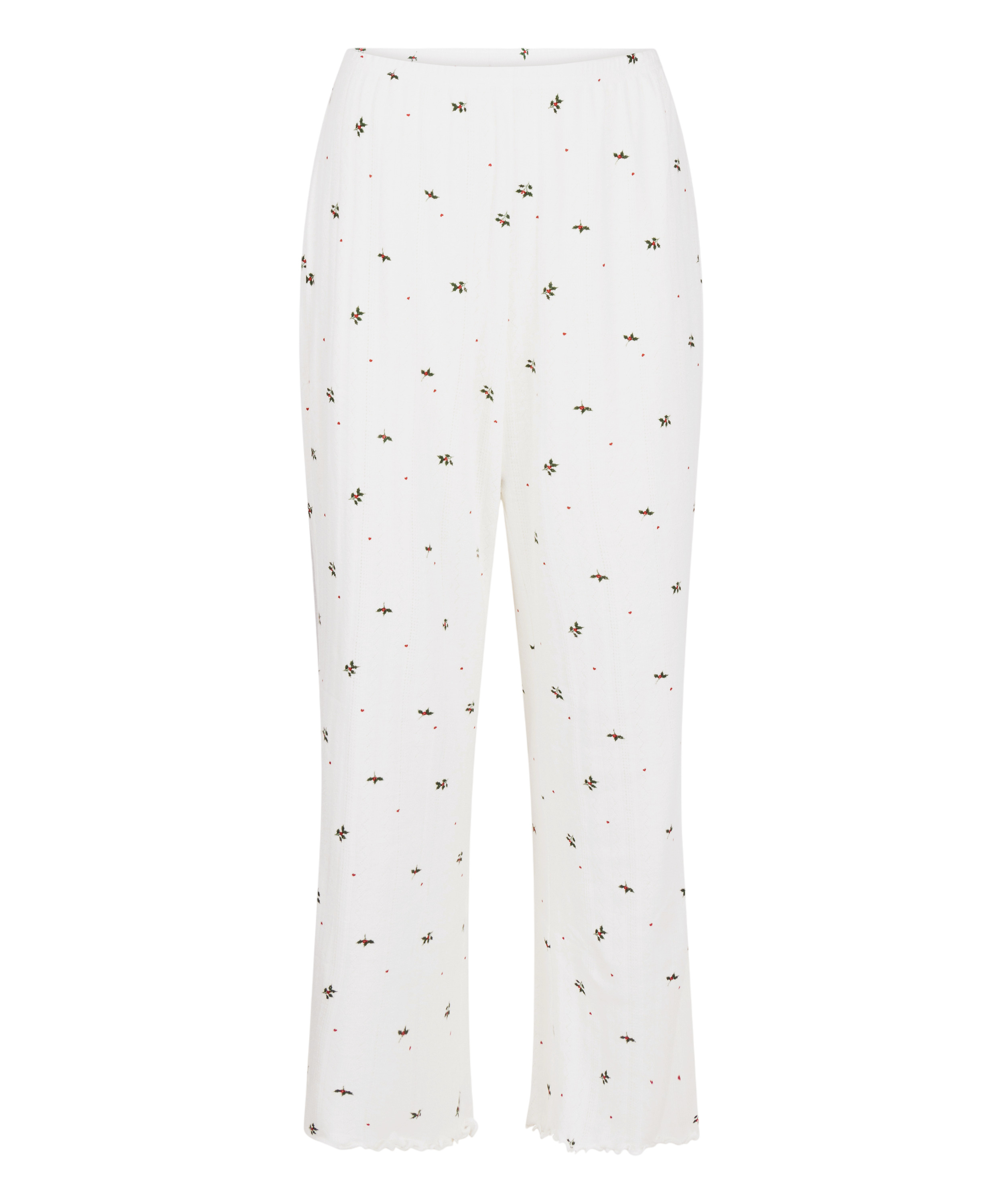 Pantal&oacute;n de pijama Pointelle, Blanco, main