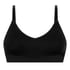 Bralette triangular Dide, Negro