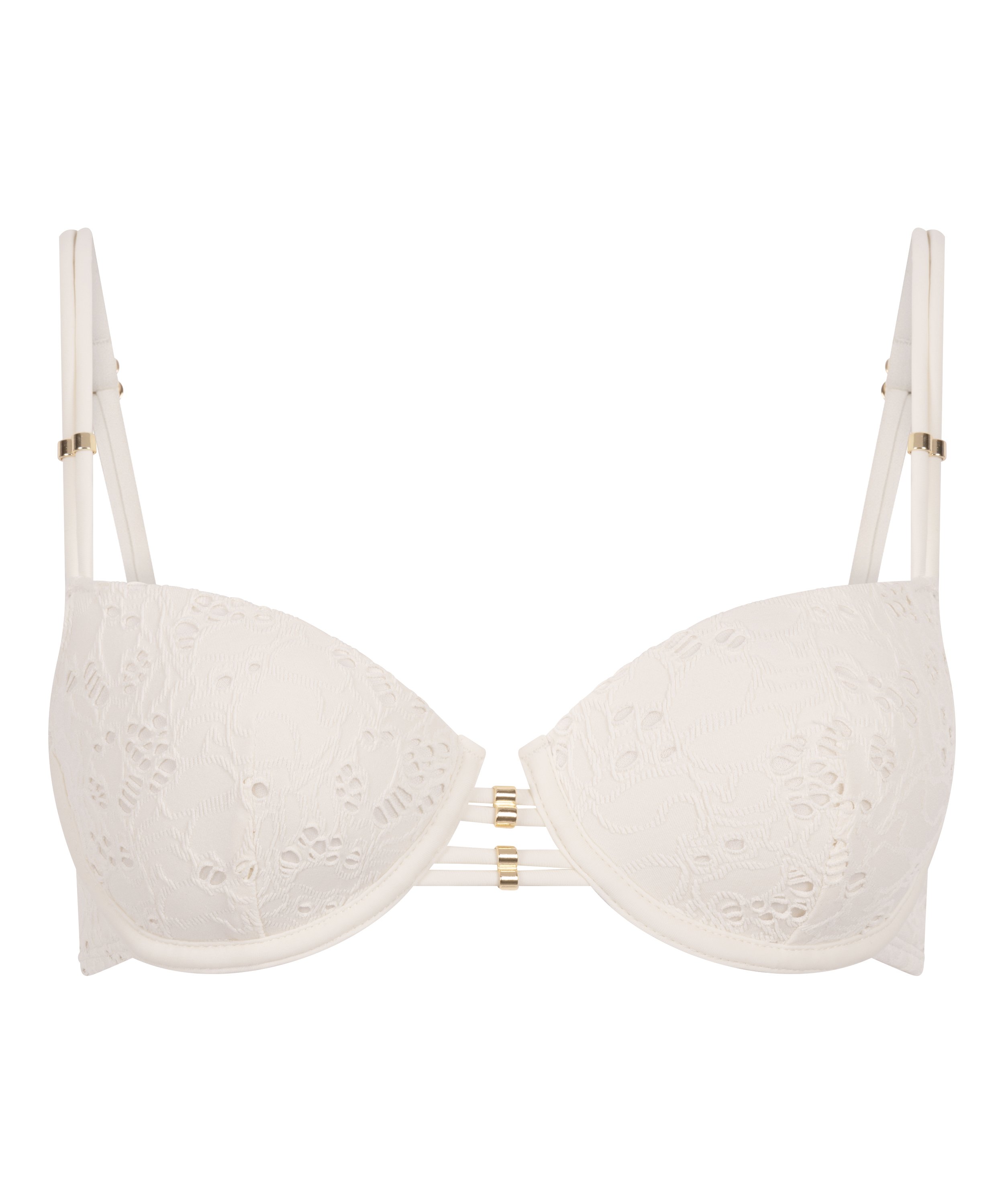 Crochet Bikini Top, Blanco, main