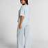 Pyjama Set Cotton Jersey Long, Azul