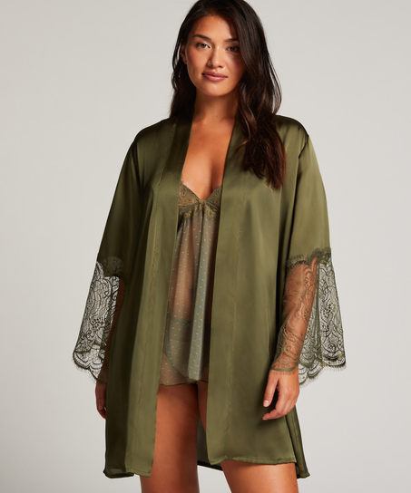 Kimono Satin, Verde