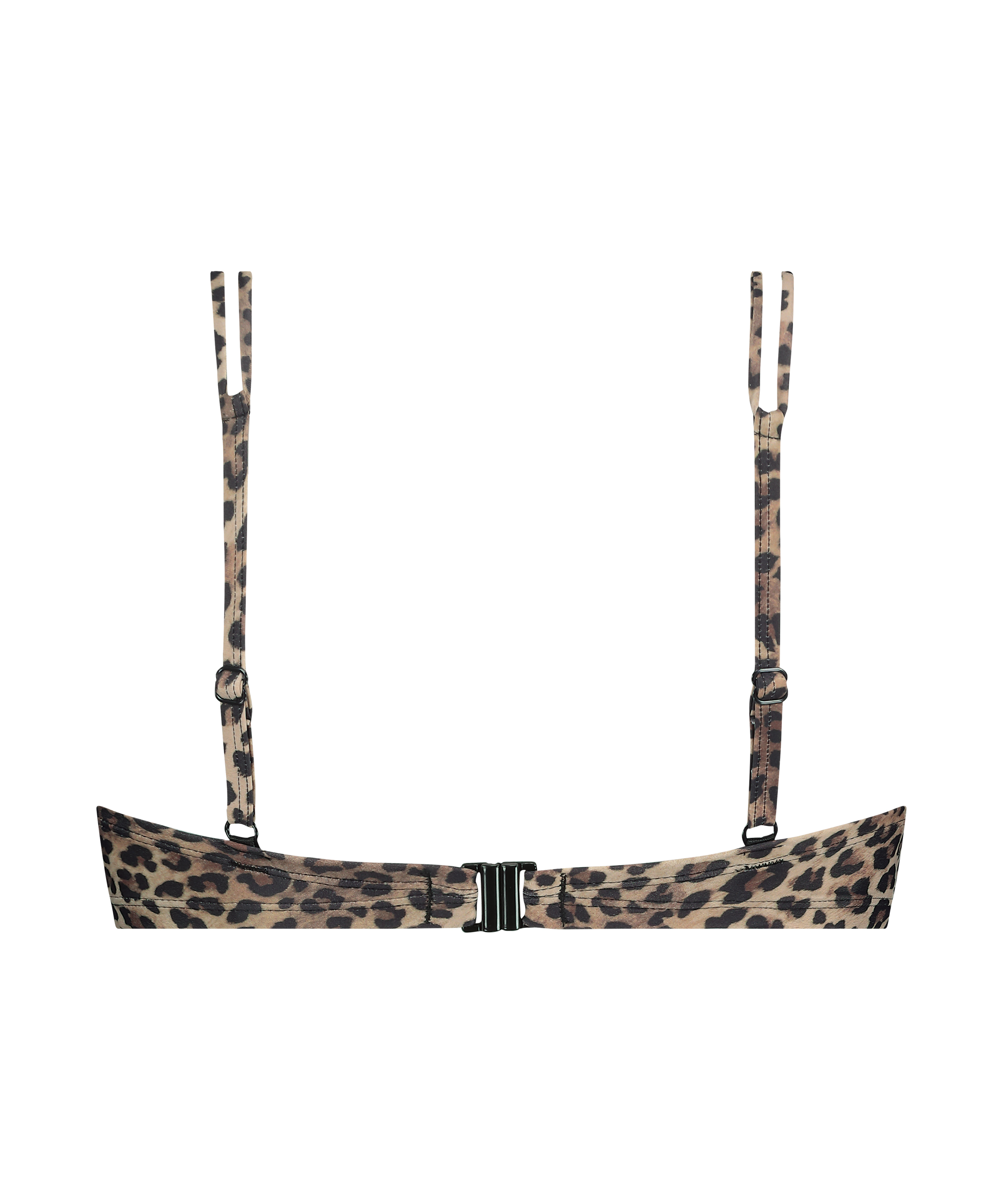 Top de bikini push-up Cannes, Marr&oacute;n, main