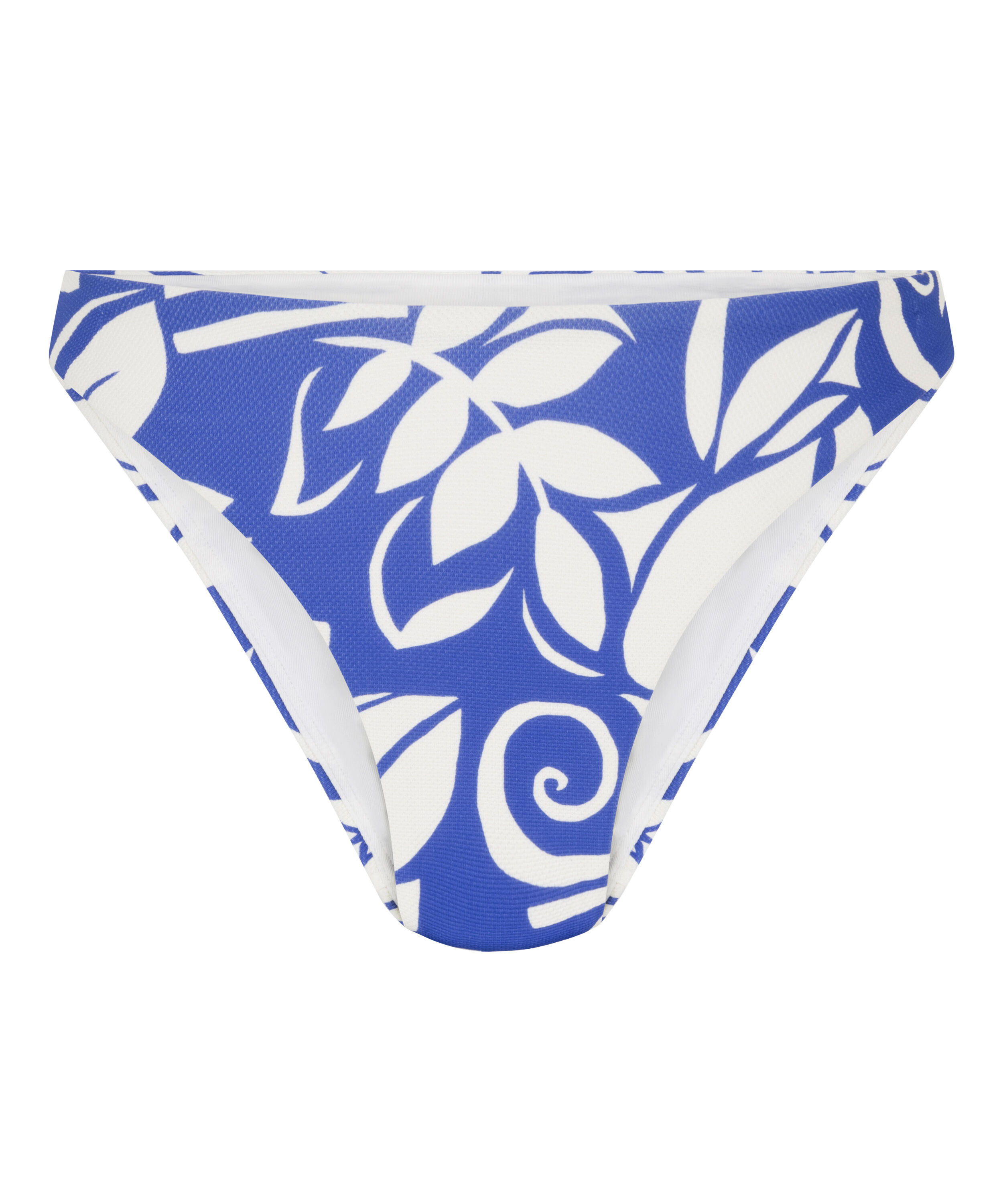 Braguita de bikini de tiro alto Mauritius, Azul