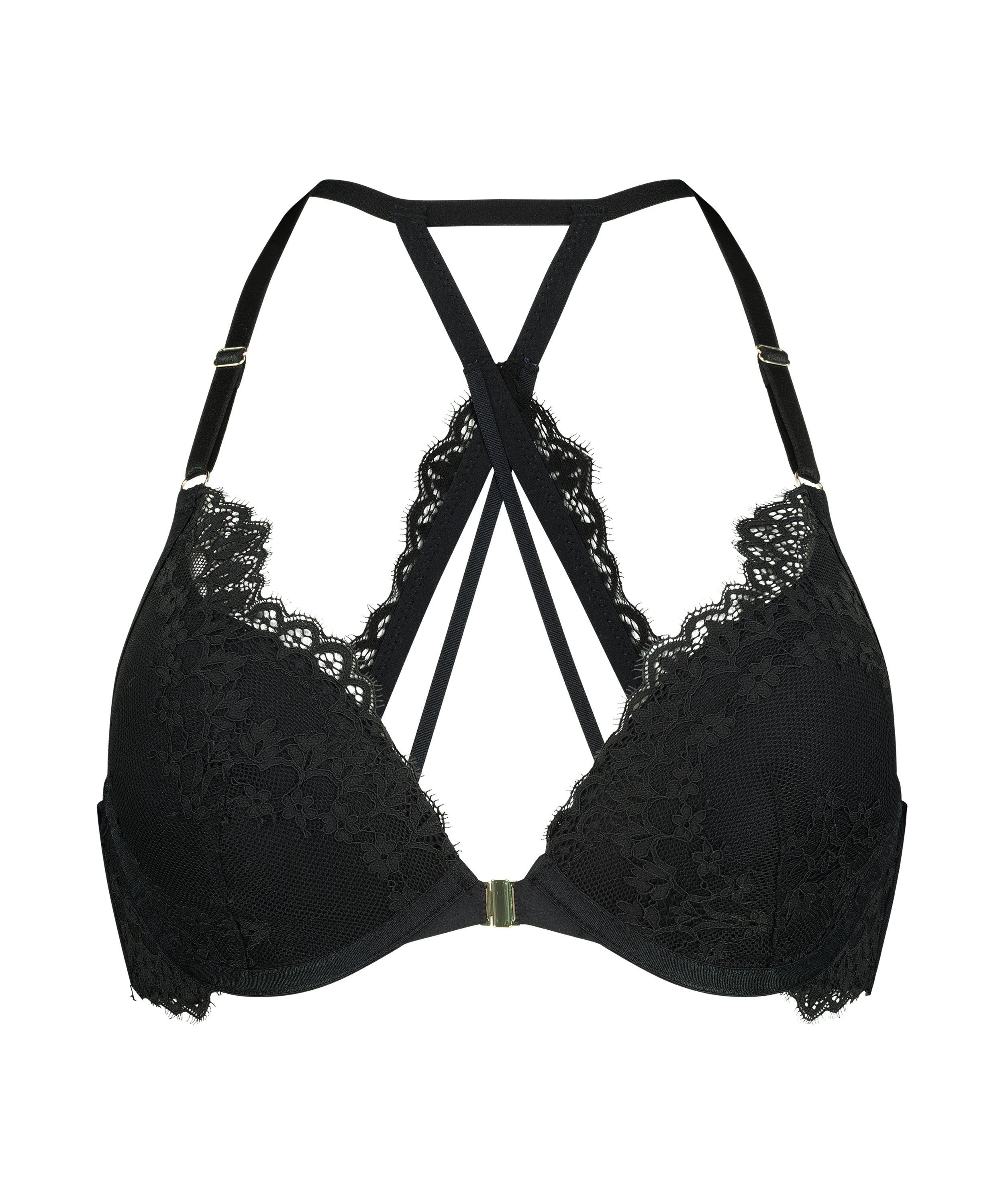 Sujetador push-up de aros preformado Claire, Negro, main