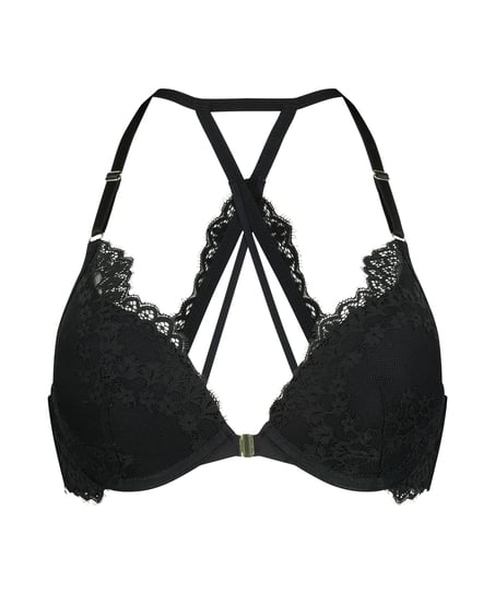 Sujetador push-up de aros preformado Claire, Negro