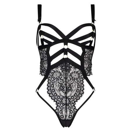 Private Bodi con entrepierna abierta Ginger, Negro