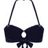 Top de bikini Cozumel Bandeau, Azul
