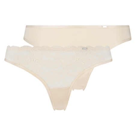 Juego de 2 de tangas Angie, Rosa