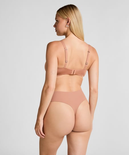 Sujetador de aros no preformado Smooth, Marrón