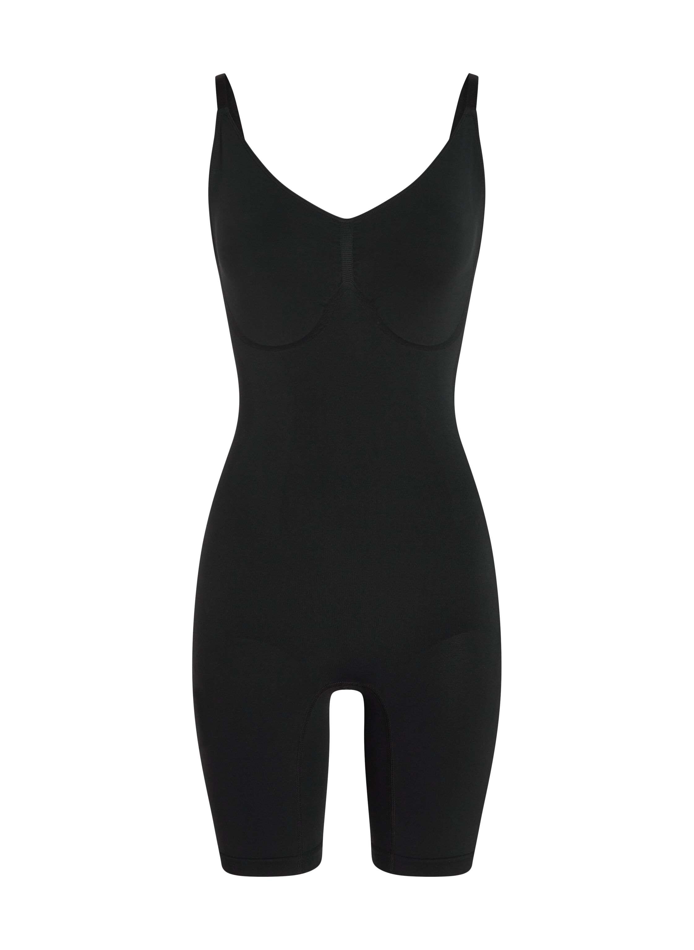 Faja correctora sin costuras para muslos, Negro