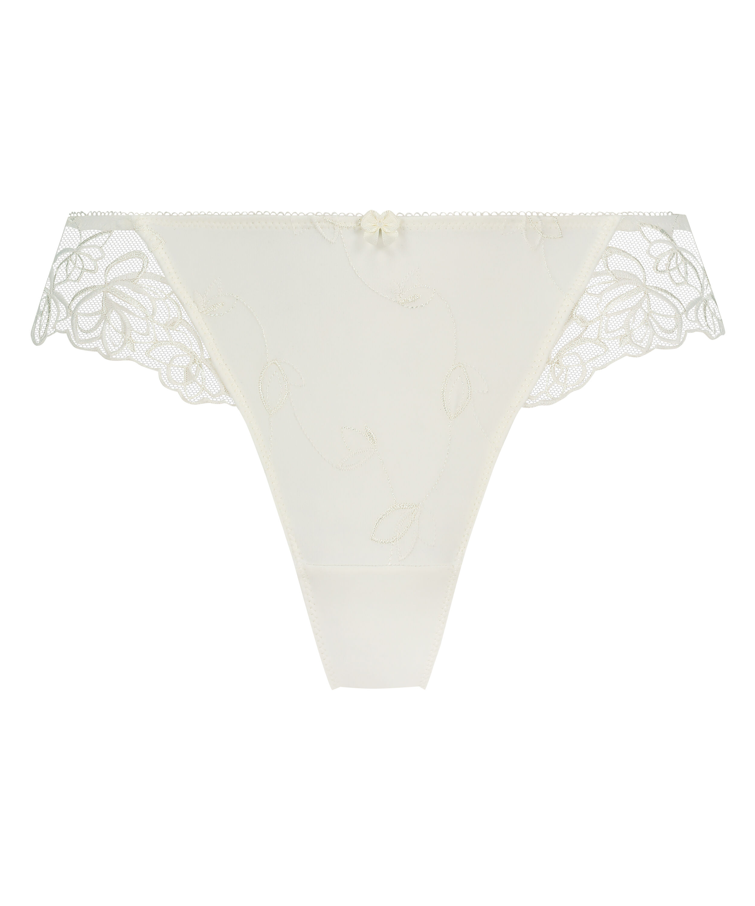 Tanga pantal&oacute;n corto Diva, Blanco