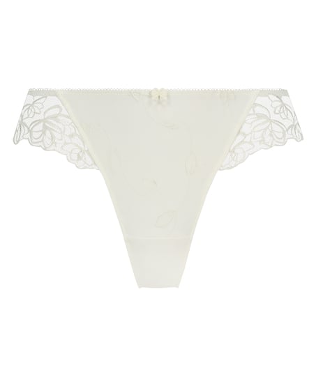 Tanga pantalón corto Diva, Blanco