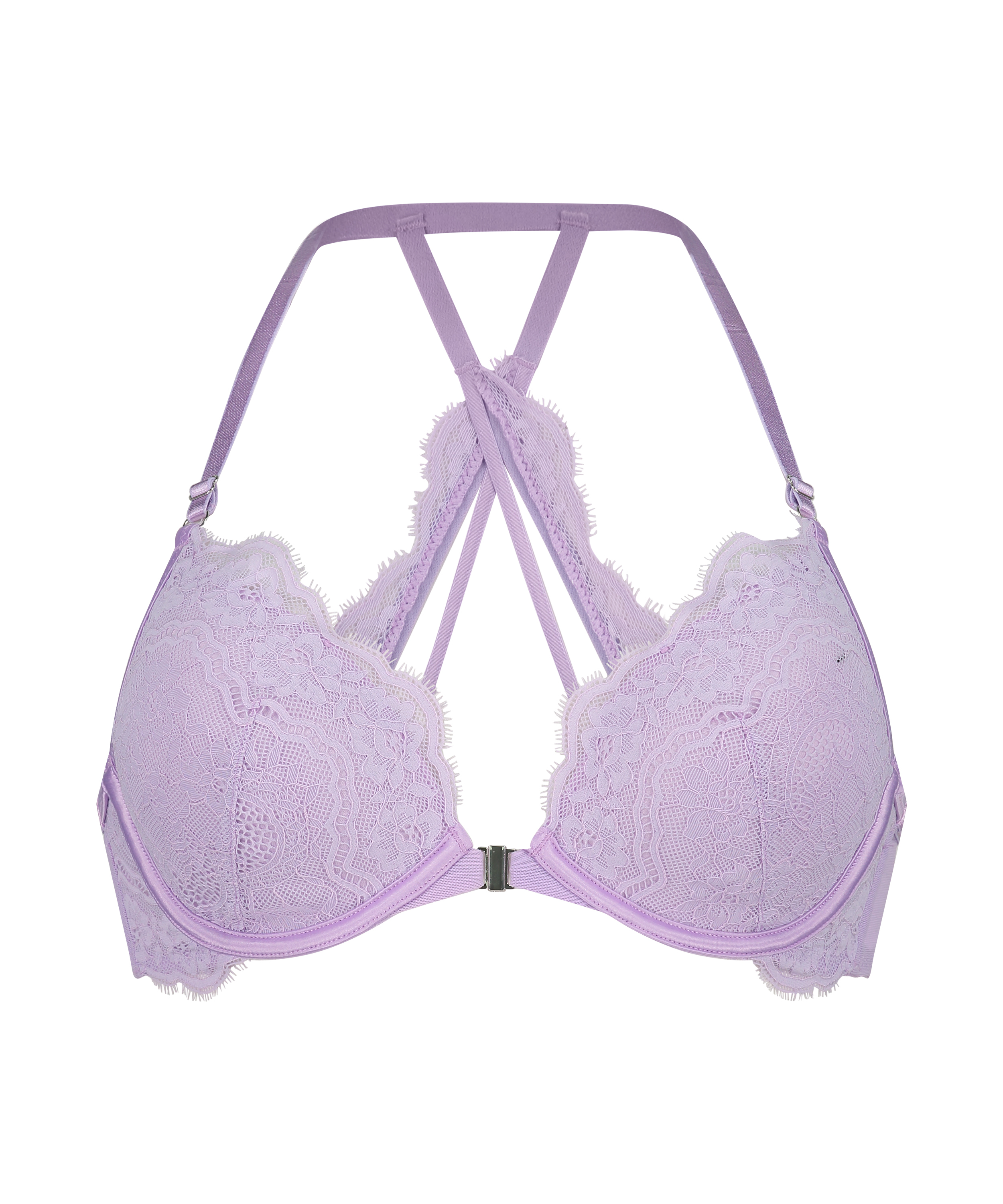 Sujetador push-up con aros y relleno Blaise, Morado, main