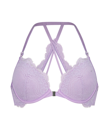 Sujetador push-up con aros y relleno Blaise, Morado