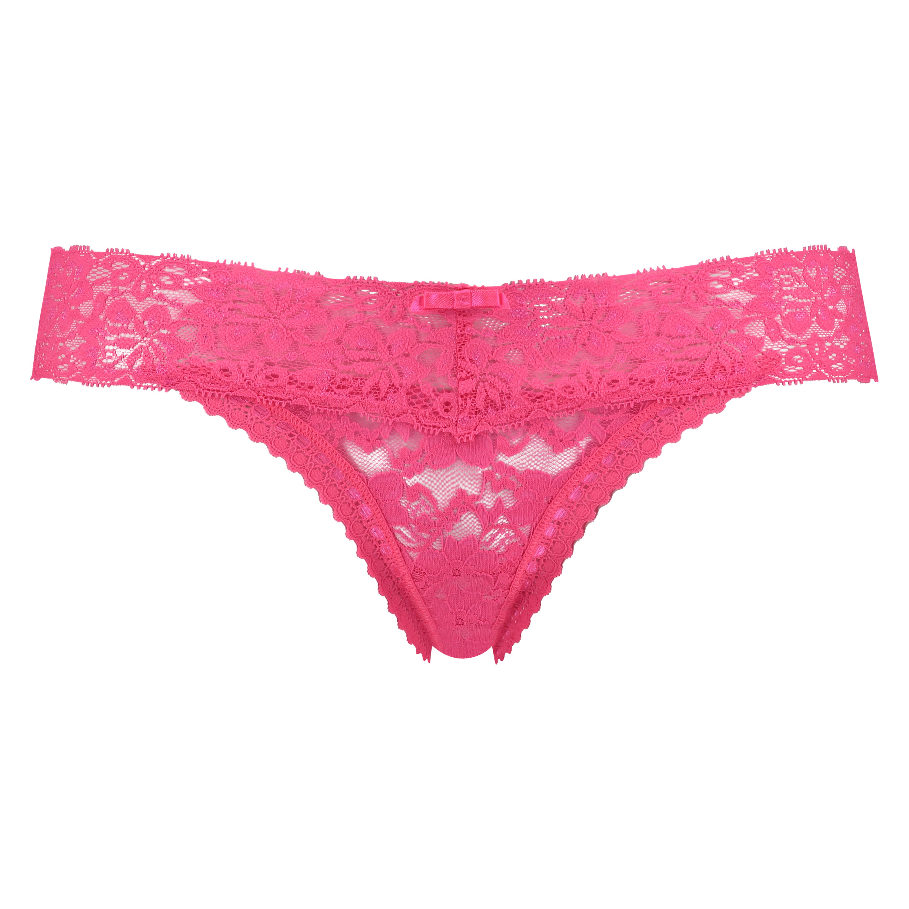 Tanga de corte ultra bajo en forma de V, Rosa, main