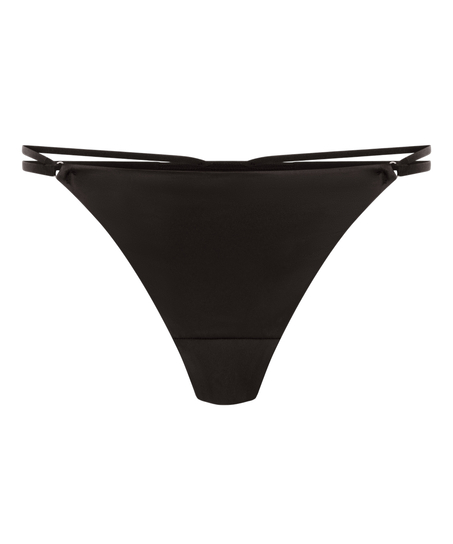 Tanga de tiro alto Hilton, Negro
