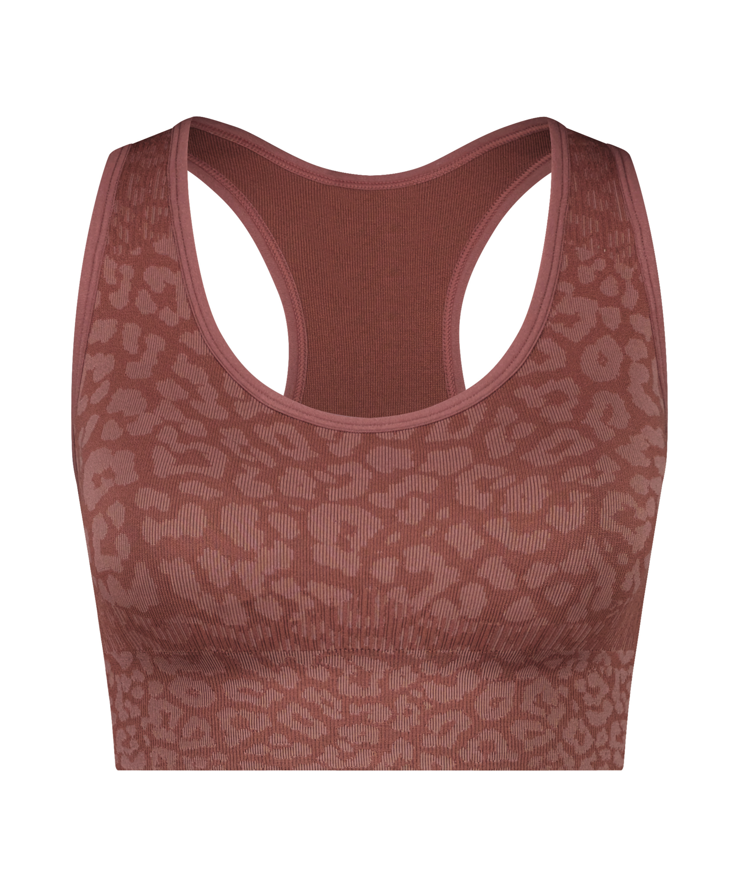 HKMX Sujetador deportivo sin costuras, Rosa, main