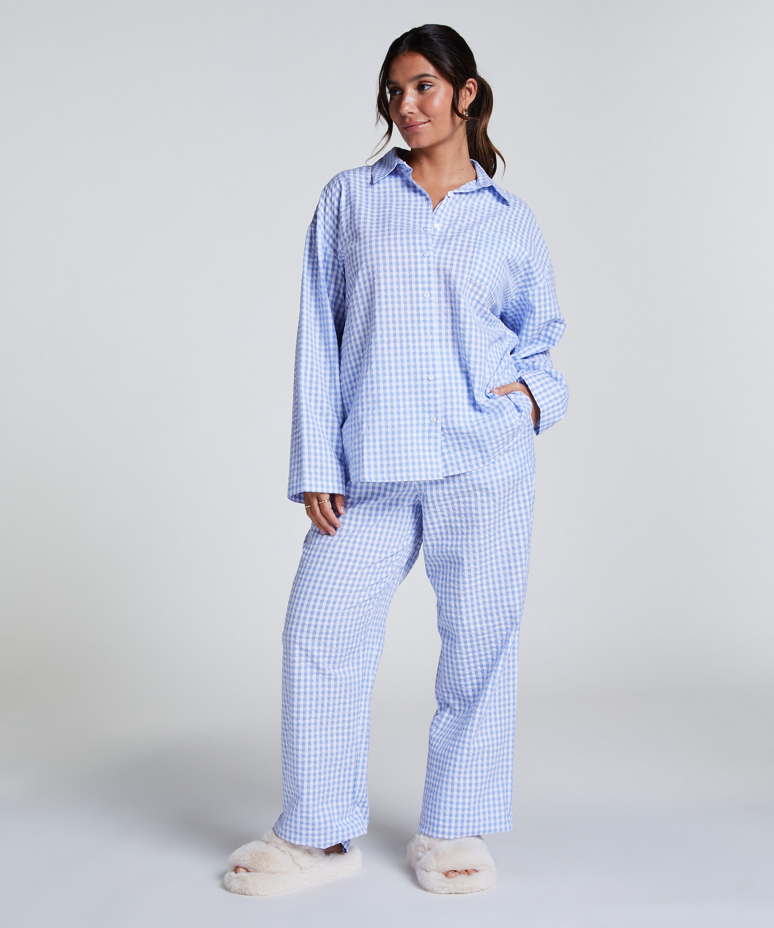 Top de pijama de algodón