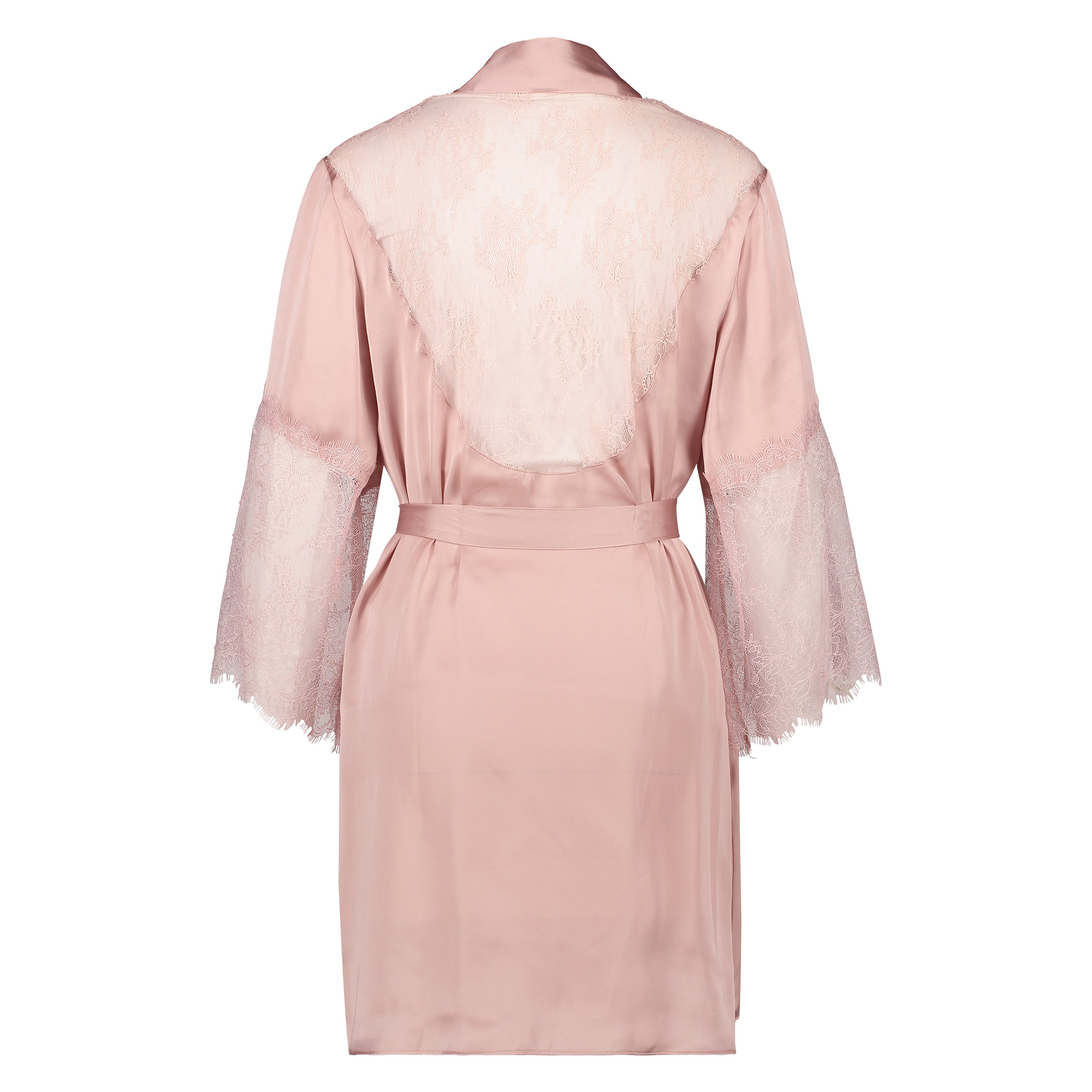 Kimono de Satén Lily, Rosa, main