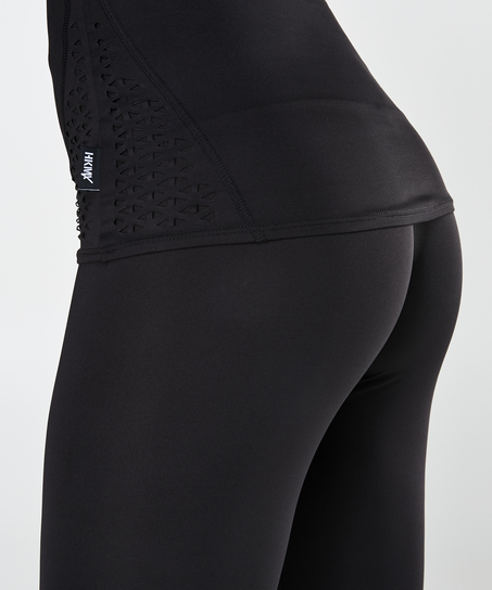 Camiseta sin mangas Lasercut de HKMX, Negro